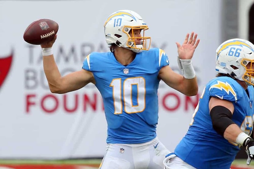 The Awesemo NFL Player Props Tool provides our best bets and odds for Week 11 Sunday Night Football Steelers vs. Chargers | Justin Herbert