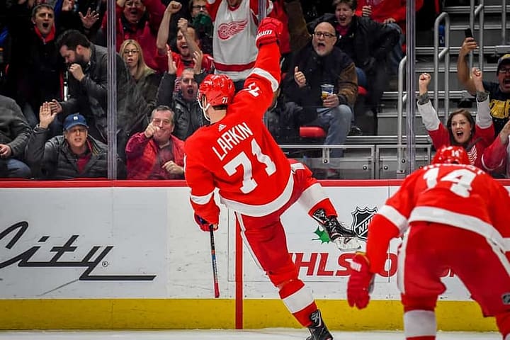 NHL Player Props: Dylan Larkin Getting the Puck on Net