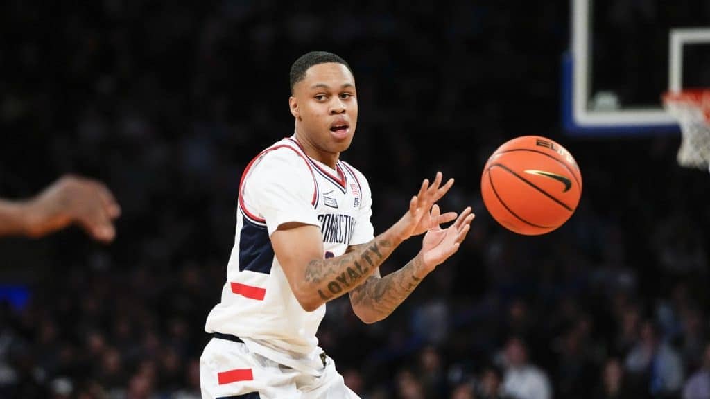 The latest March madness betting odds show the UConn Huskies as the favorites to win the NCAA Tournament after reaching the Final Four