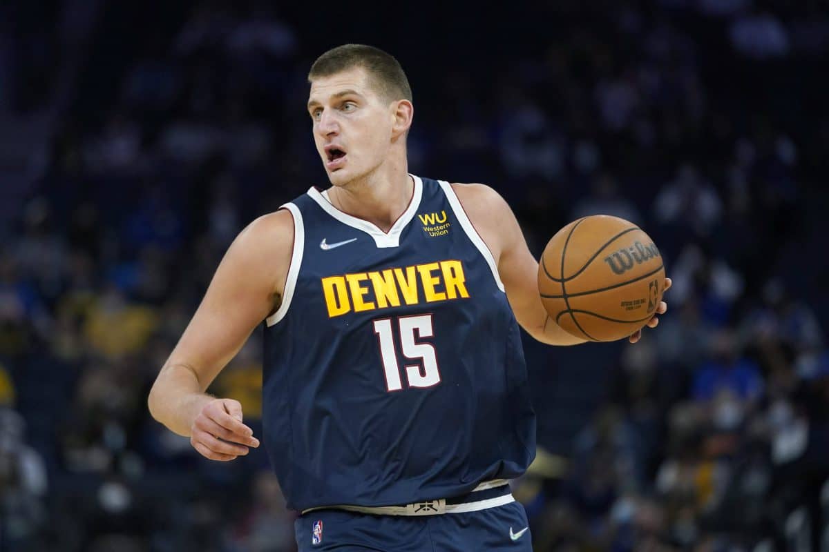 Our Heat-Nuggets NBA same-game parlay features Nikola Jokic passing the ball effectively in Game 1 of the NBA Finals...