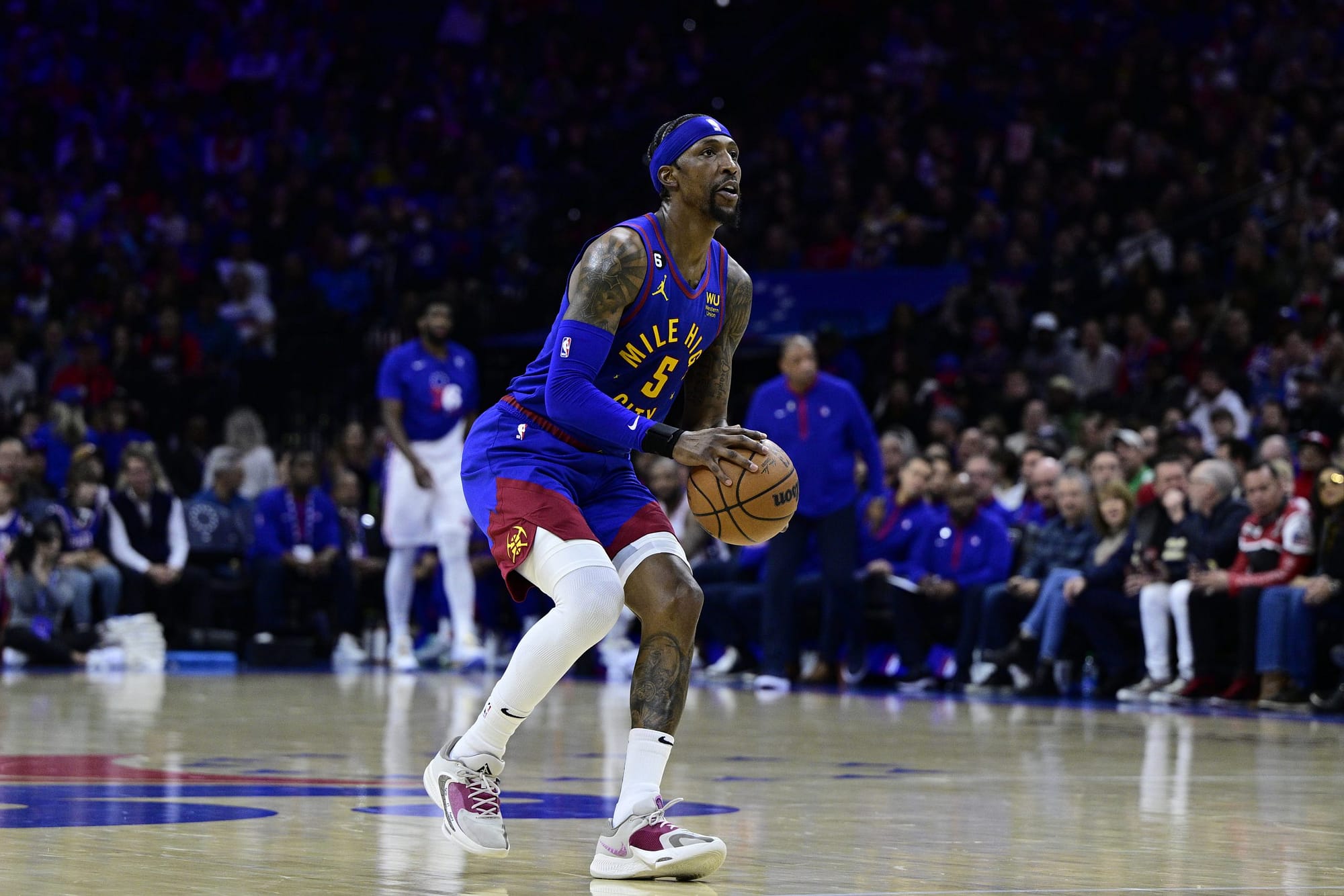 Denver visits Cleveland on Thursday, and an NBA Nuggets-Cavaliers player prop involving Kentavious Caldwell-Pope's shooting has value...