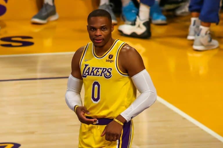 Awesemo's free expert NBA player props and best betting picks for Russell Westbrook tonight Heat vs Lakers | Under 10.5 assists 11/10/21