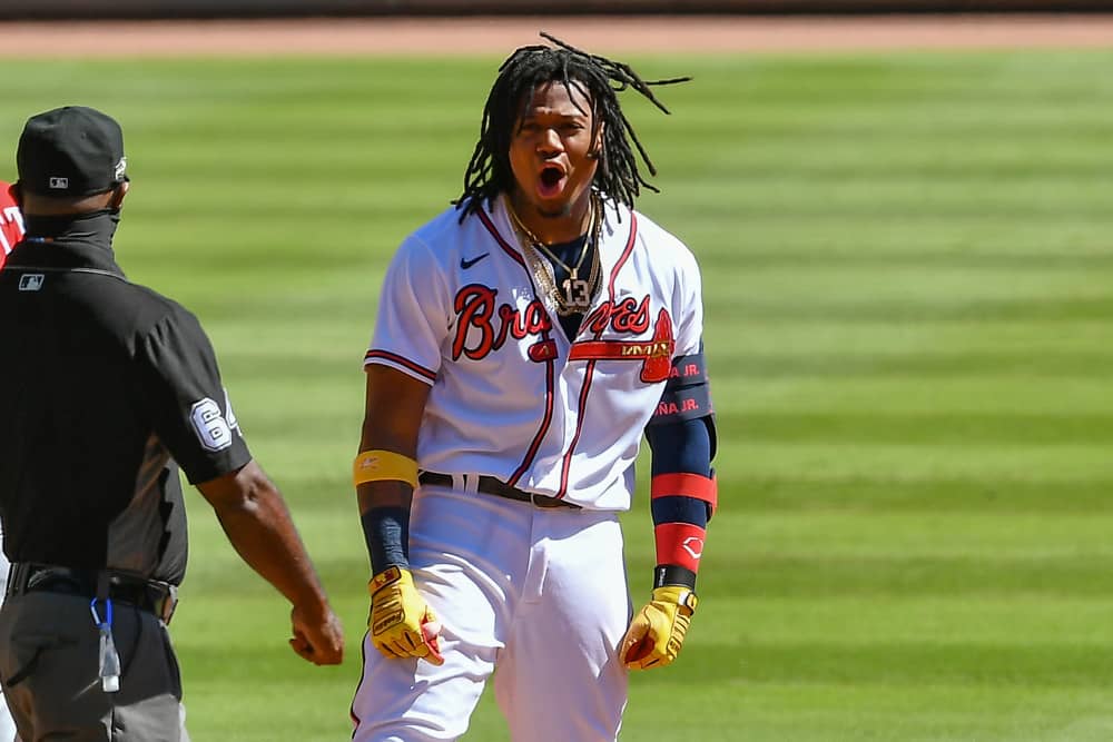 The best MLB player prop picks to watch on television today include Ronald Acuna Jr. as the Braves visit the Giants, along with one other...