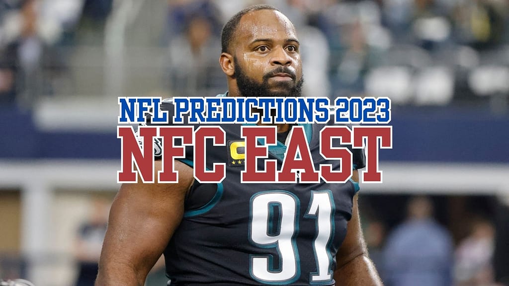 Let's preview the 2023 NFC East. Keep reading for our 2023 NFL predictions, including our NFC East winner prediction...