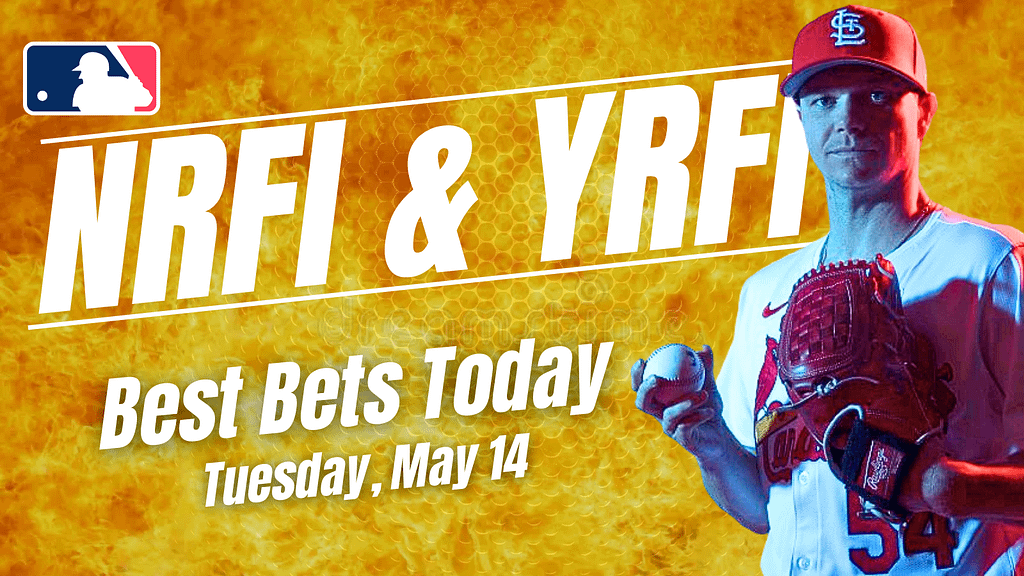Looking for the top YRFI/NRFI bets today? We dive into the best first inning bets for Tuesday, May 14, including...