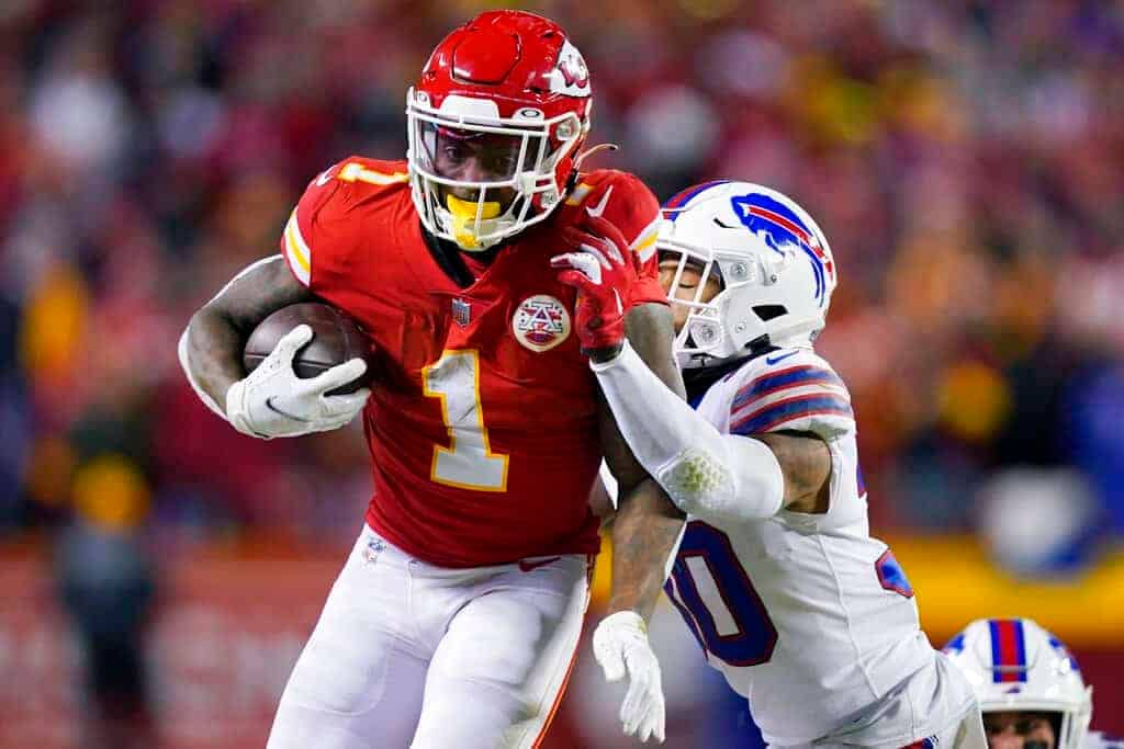 The best Bills-Chiefs player prop pick for Week 14: We're buying an over for running back Jerick McKinnon against Buffalo...