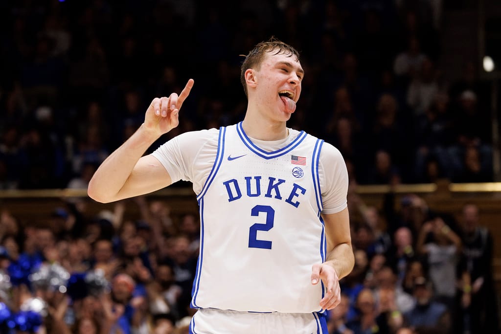 The top Underdog Fantasy College Basketball pick'em predictions for Monday's NCAAM slate includes a play on Cooper Flagg and...