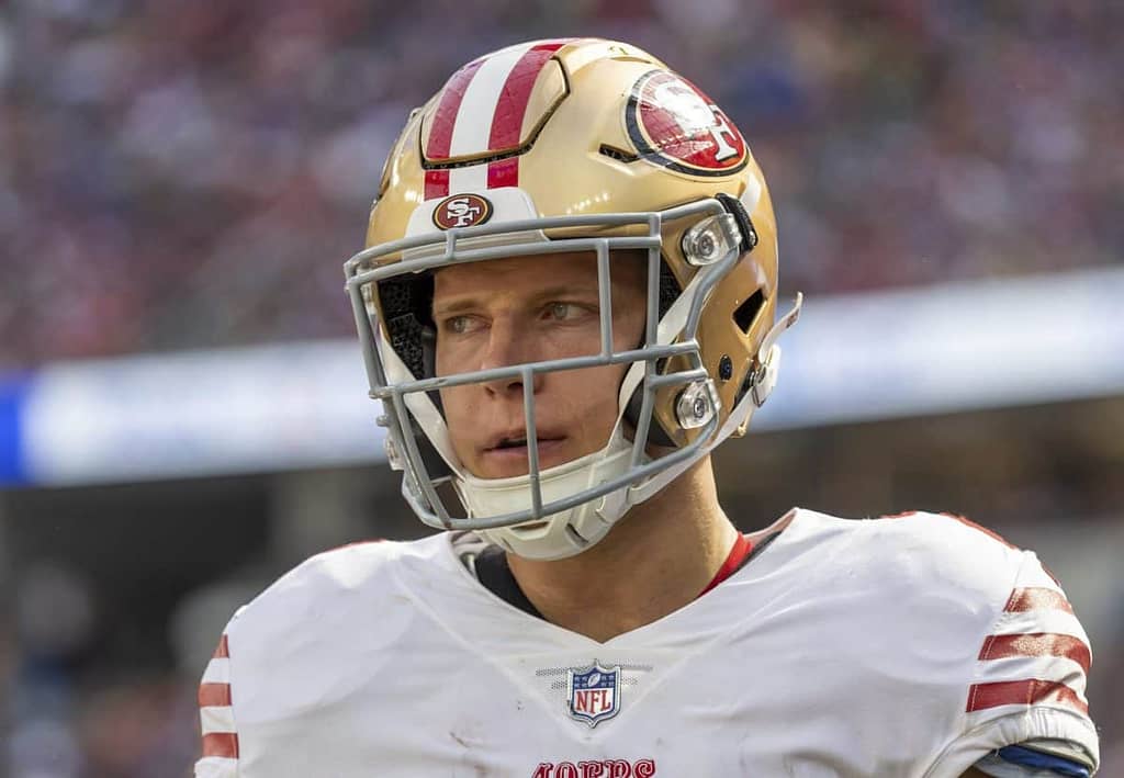 The best Lions-49ers player prop picks and anytime touchdown scorer bets for Sunday include a bet on Christian McCaffrey...