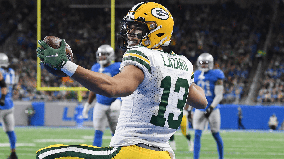 Allen Lazard Green Bay Packers v Los Angeles Rams 2021 Images