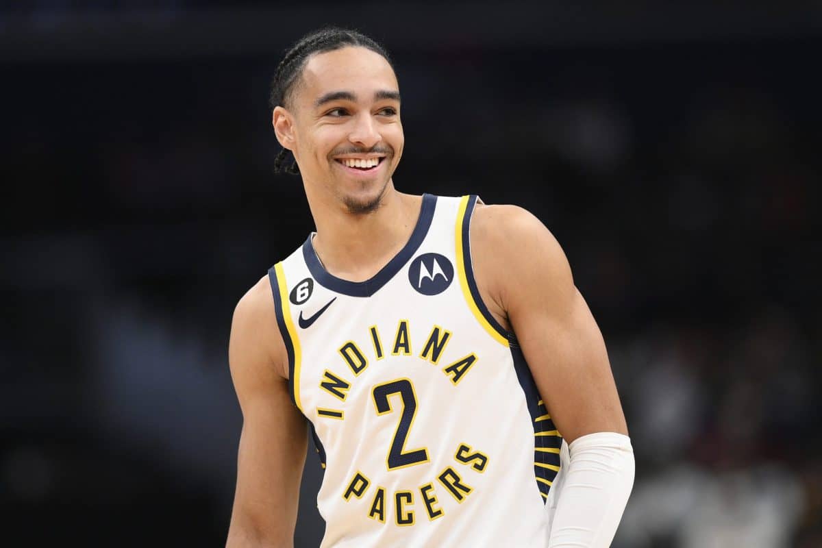Indiana visits Miami on Wednesday, and an NBA Pacers-Heat player prop involving Andrew Nembhard's perimeter shooting has value...