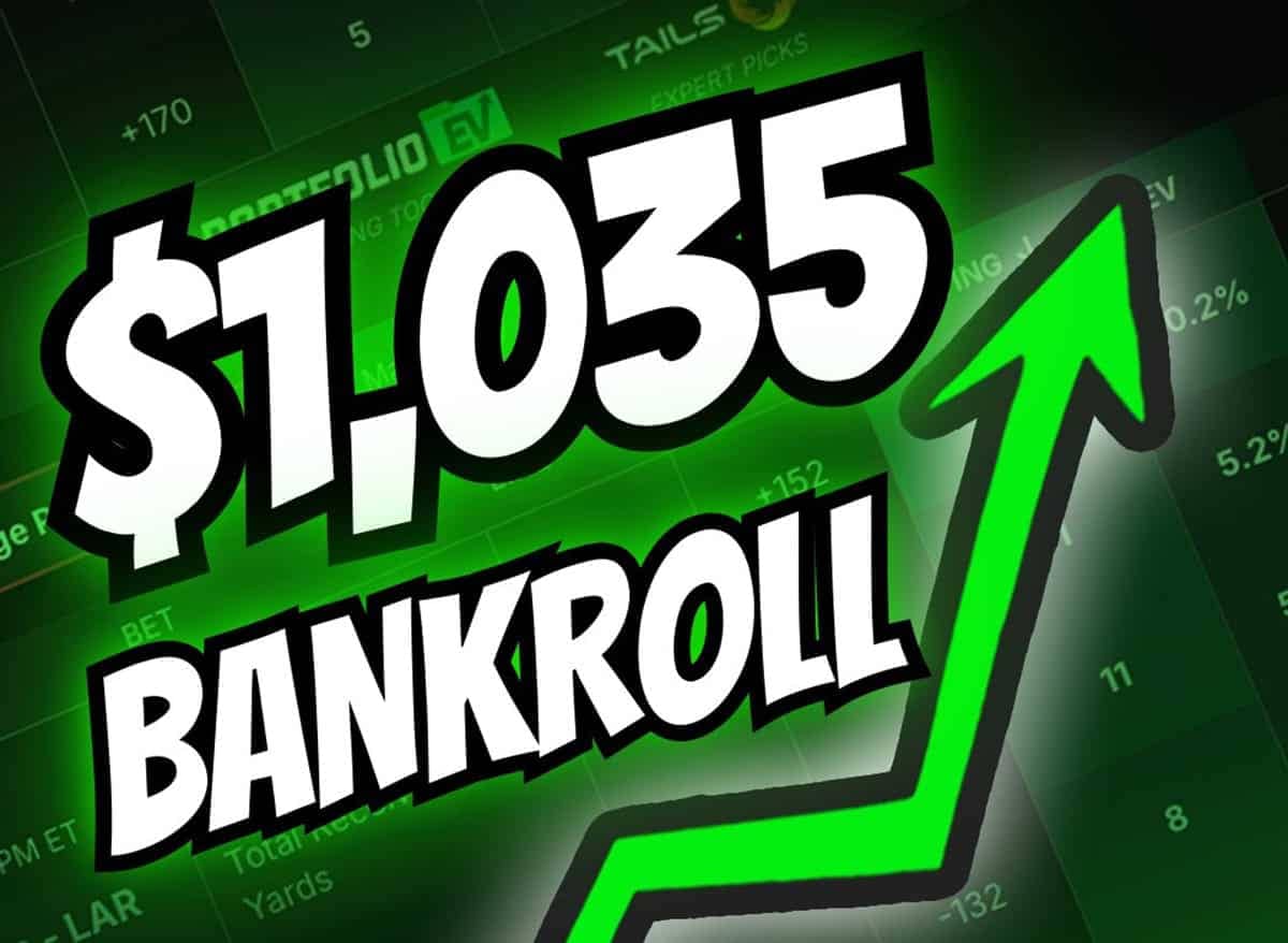 Bankroll Building: Bettor Turned $100 into $1,000 in Mere Months with Portfolio EV