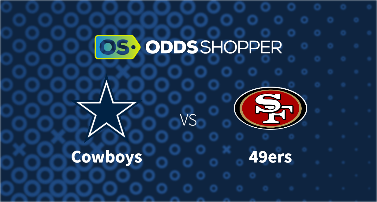 Dallas Cowboys vs. San Francisco 49ers betting odds for NFL playoffs