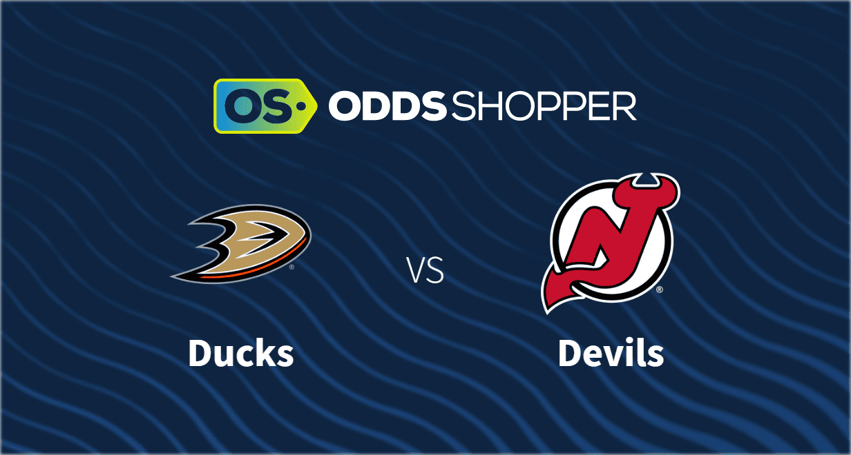 NHL Odds Ducks Devils Odds Moneyline and Trends Sunday