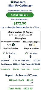 DraftKings promo code TNF: Bet $5, win $200 on Eagles vs. Texans moneylines  