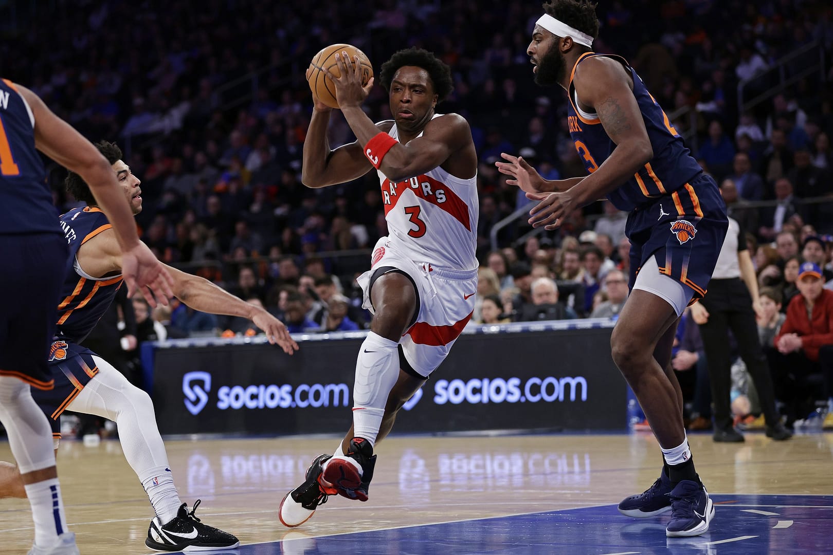 The O.G. Anunoby trade odds have been released with rumors beginning to swirl ahead of next week's NBA Trade Deadline