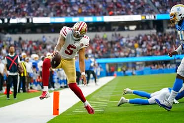 Rams vs. 49ers Anytime Touchdown Prop Bet: Jeff Wilson Jr. a Beneficiary of  49ers Run-Heavy Script (October 3)