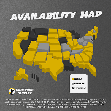 PrizePicks State Availability (October 2023)