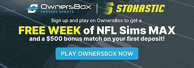 OwnersBox NFL DFS Picks Week 2 