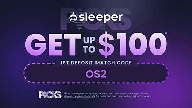 Sleeper Fantasy Promo Code - LABS1 - $100 Deposit Bonus (2023)