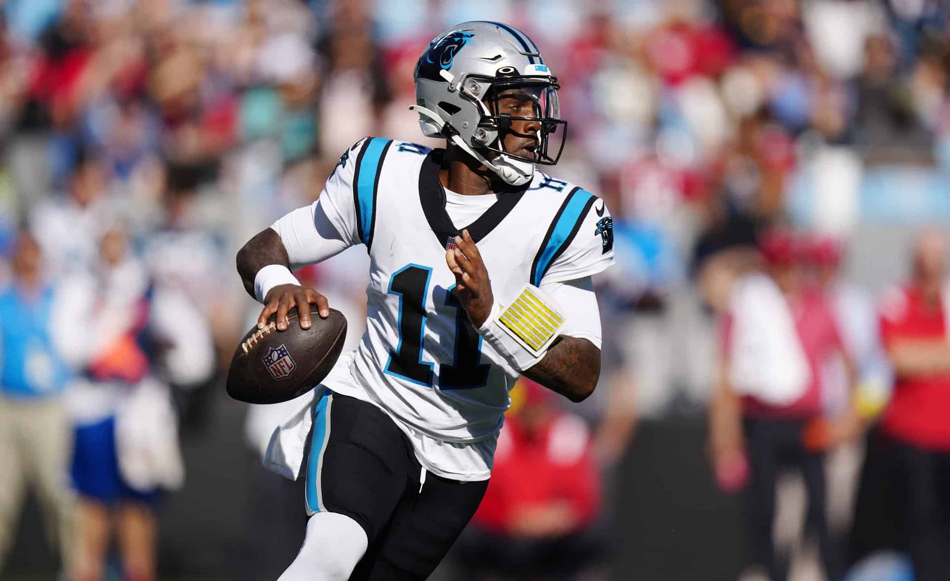 Marcus Mariota player props odds, tips and betting trends for Week 10, Falcons vs. Panthers