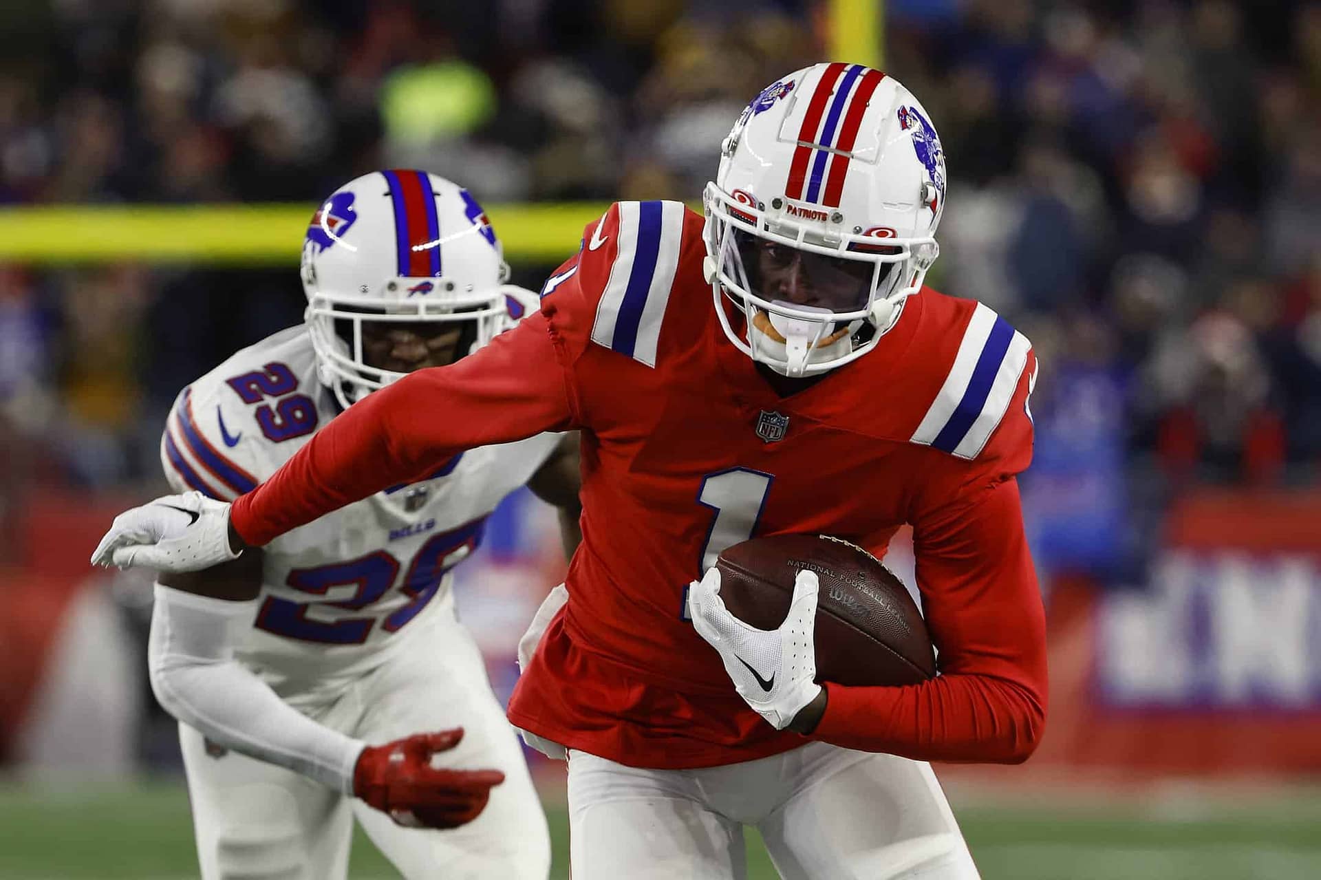 Bills-Patriots Parlay: Rhamondre Stevenson Patriots Bell Cow